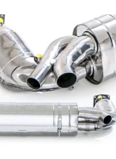 Tubi Style Catalytic Converts Kit w/ Flasher Cel Off Software Porsche 991 Turbo | Turbo S                                     - TSPO991T13.303.CEL - Image 4