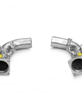 Tubi Style Side Tips Cat Bypass High Flow Pipes Kit w/ Flasher Porsche Carrera 991.2 | Carrera S                                     - TSPO991T16.403.STG1 - Image 2