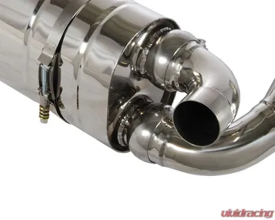 Tubi Style Exhaust w/ 200 Cells Cats Kit & Flasher Cel Off Software Porsche 997.1 Turbo - TSPO997T07.001.CEL