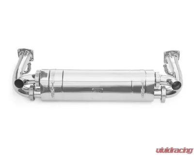 Tubi Style Exhaust w/ Cat Race Pipes Kit & Flasher Power Upgrade Software Porsche 997.1 Turbo - TSPO997T07.002.STG1