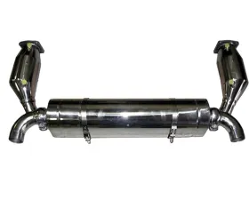Tubi Style Exhaust w/ 200 Cells Cats & Flasher Cel Off Software Porsche 997.1 GT2