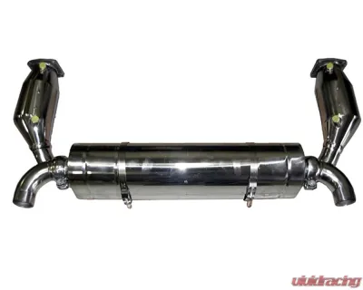 Tubi Style Exhaust w/ 200 Cells Cats & Flasher Power Upgrade Software Porsche 997.1 GT2 - TSPOGT2C07.000.STG1