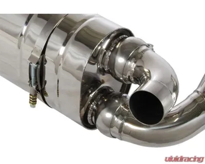 Tubi Style Turbo Exhaust W 200 Cells Cats Kit With Flasher Power Upgrade Software Porsche 911 Turbo | Turbo S 997.1 2006-2010 - TSPO997T07.001.STG1
