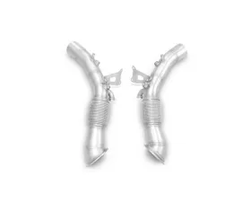 Tubi Style 300 Cells Catalytic Converters Kit Brushed Ferrari SF90 2020-2024