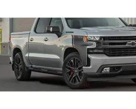 Gem Tubes Octa Nerf Bar Black Chevrolet Silverado | GMC Sierra 1500|2500|3500 2019-2021