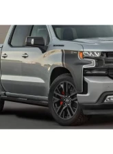 Gem Tubes Octa Nerf Bar Black Chevrolet Silverado | GMC Sierra 1500|2500|3500 2019-2021                                     - 300064 - Image 2