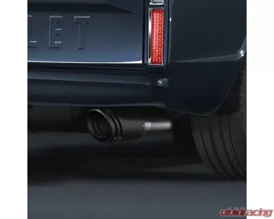 Gem Tubes  2.75" Inlet | 5" Outlet x 12" Length Silencer Cut Exhaust Tips Chrome - B01275