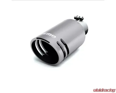 Gem Tubes  2.75" Inlet | 5" Outlet x 12" Length Silencer Cut Exhaust Tips Chrome - B01275