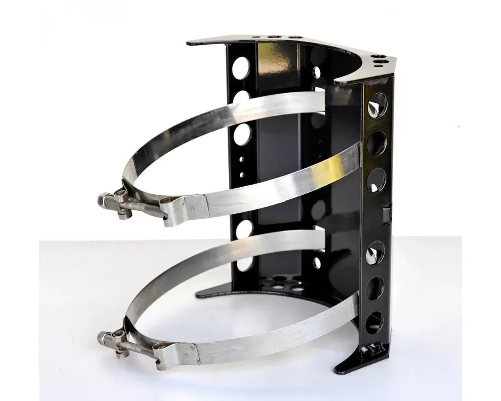 Power Tank CO2 Tank Bracket 10-15 Lb. 6.9 Inch Diameter Comp Series Matte Black - BKT-2264