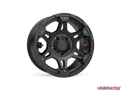 TeraFlex Nomad Split Spoke Off-Road Wheel Jeep Wrangler | Gladiator 17" 5x5" -12mm Metallic Black - 1058059