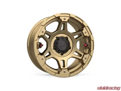 TeraFlex Nomad Split Spoke Off-Road Wheel Jeep Wrangler | Gladiator 17" 5x5" -12mm Bronze - 1058259