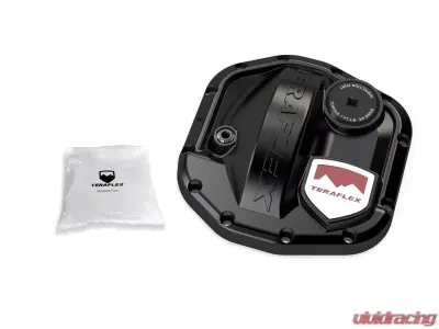 TeraFlex Dana 30 AdvanTEK M186 Front HD Differential Cover Kit Jeep Wrangler | Gladiator 2018-2023 - 3990731