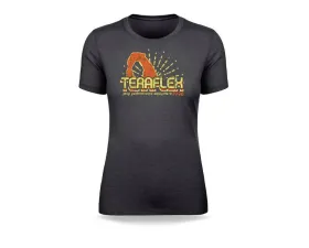 Women's TeraFlex Arches T-Shirt w/ Retro Moab Arches Graphic Small
