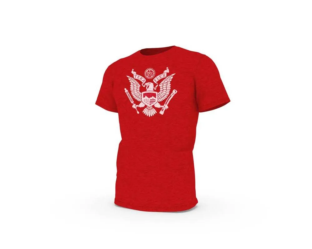 Men's Great Seal of TeraFlex T-Shirt w/ Distressed Americanized Graphic Medium - 5210543