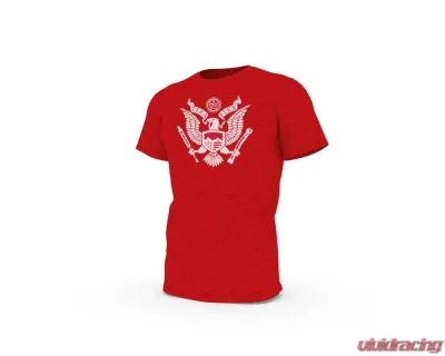 Men's Great Seal of TeraFlex T-Shirt w/ Distressed Americanized Graphic Large - 5210544