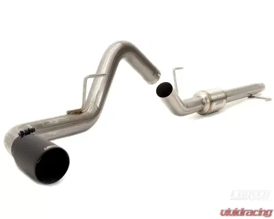Carven Exhaust Competitor Series Catback w/ R-Series Muffler & 4 inch Ceramic Coated Black Tip Ford F-150 V8 2015-2020 - CF1001
