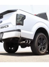 Carven Exhaust Competitor Series Catback w/ R-Series Muffler & 4 inch Polished Dual Tip Ford F-150 V8 2015-2020                                     - CF1003 - Image 2