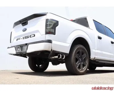 Carven Exhaust Competitor Series Catback w/ R-Series Muffler & 4 inch Polished Dual Tip Ford F-150 V8 2015-2020 - CF1003