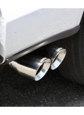Carven Exhaust Competitor Series Catback w/ R-Series Muffler & 4 inch Polished Dual Tip Ford F-150 V8 2015-2020                                     - CF1003 - Image 3