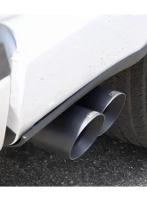 Carven Exhaust Competitor Series Catback w/ R-Series Muffler & 4 inch Ceramic Coated Black Dual Tip Ford F-150 V8 2015-2020                                     - CF1004 - Image 3