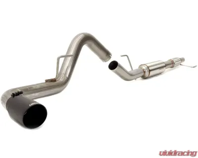 Carven Exhaust Competitor Series Catback w/ TR-Series Muffler & 4 inch Ceramic Coated Black Tip Ford F-150 V8 2015-2020 - CF1005