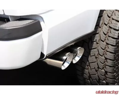 Carven Exhaust Competitor Series Catback w/ TR-Series Muffler & 4 inch Polished Dual Tip Ford F-150 V8 2015-2020 - CF1007