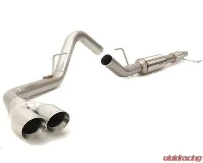 Carven Exhaust Competitor Series Catback w/ TR-Series Muffler & 4 inch Polished Dual Tip Ford F-150 V8 2015-2020 - CF1007