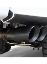 Carven Exhaust Competitor Series Catback w/ TR-Series Muffler & 4 inch Ceramic Coated Black Dual Tip Ford F-150 V8 2015-2020                                     - CF1008 - Image 3