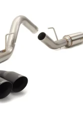 Carven Exhaust Competitor Series Catback w/ TR-Series Muffler & 4 inch Ceramic Coated Black Dual Tip Ford F-150 V8 2015-2020                                     - CF1008 - Image 7