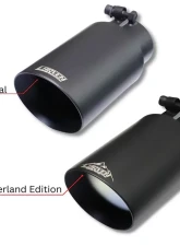 Carven Exhaust Ceramic Coated Black 4 inches Single Tip Catback Toyota Tacoma 6Ft Regular Bed 2016-2022                                     - CT1004 - Image 2