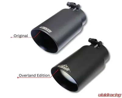 Carven Exhaust Ceramic Coated Black 4 inches Single Tip Catback Toyota Tacoma 6Ft Regular Bed 2016-2022 - CT1004