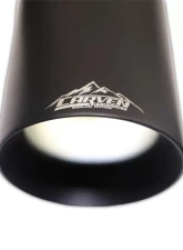 Carven Exhaust Ceramic Coated Black 4 inches Single Tip Catback Toyota Tacoma 6Ft Regular Bed 2016-2022                                     - CT1004 - Image 3