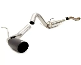 Carven Exhaust Ceramic Coated Black 4 inches Single Tip Catback Toyota Tacoma 6Ft Regular Bed 2016-2022