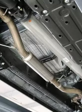 Carven Exhaust Progressive Series Catback Exhaust System w/4 inch Polished Stainless Steel Dual Tip Toyota Tundra 2022-2024-2024                                     - CT1008 - Image 4