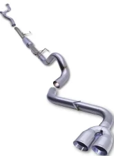 Carven Exhaust Progressive Series Catback Exhaust System w/4 inch Polished Stainless Steel Dual Tip Toyota Tundra 2022-2024-2024                                     - CT1008 - Image 8