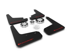 Rally Armor Black Mud Flap w/ Red Logo Tesla Model Y 2020-2021