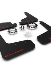 Rally Armor Black Mud Flap w/ Red Logo Tesla Model Y 2020-2021                                     - MF72-UR-BLK/RD - Image 6