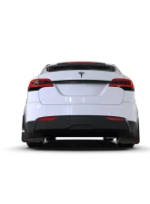 Rally Armor Black UR Mud Flap w/ Blue Logo Telsa Model X 2022+                                     - MF102-UR-BLK/BL - Image 4