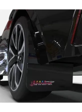 Rally Armor Black Mudflap BCE Logo Ford Focus ST | RS 2012-2019                                     - MF27-BCE22-BLK/PK - Image 2