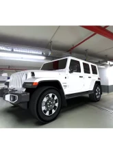 Rally Armor Black UR Mud Flap w/ Red Logo Jeep Wrangler JL 2018-2022                                     - MF54-UR-BLK/RD - Image 4