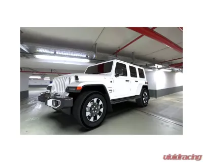 Rally Armor Black UR Mud Flap w/ Red Logo Jeep Wrangler JL 2018-2022 - MF54-UR-BLK/RD