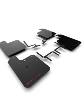 Rally Armor Black UR Mud Flap w/ Red Logo Jeep Wrangler JL 2018-2022                                     - MF54-UR-BLK/RD - Image 3