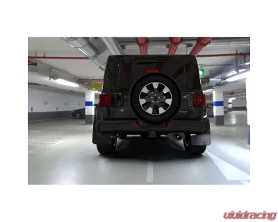 Rally Armor Black UR Mud Flap w/ Red Logo Jeep Wrangler JL 2018-2022 - MF54-UR-BLK/RD