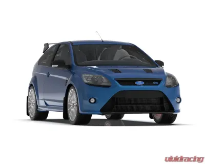 Rally Armor Black UR Mud Flap Orange Logo Ford Focus MK2 RS 2009-2011 - MF56-UR-BLK/OR