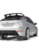 Rally Armor Black UR Mud Flap Orange Logo Ford Focus MK2 RS 2009-2011                                     - MF56-UR-BLK/OR - Image 11