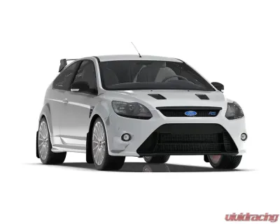 Rally Armor Black UR Mud Flap Orange Logo Ford Focus MK2 RS 2009-2011 - MF56-UR-BLK/OR