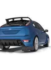 Rally Armor Black UR Mud Flap Orange Logo Ford Focus MK2 RS 2009-2011                                     - MF56-UR-BLK/OR - Image 10