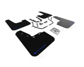 Rally Armor Black UR Mud Flap w/ Blue Logo Ford Fiesta ST MK8 2018-2022