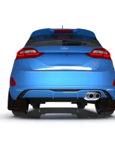 Rally Armor Black UR Mud Flap w/ Orange Logo Ford Fiesta ST MK8 2018-2022                                     - MF60-UR-BLK/OR - Image 2