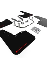 Rally Armor Black UR Mud Flap w/ Red Logo Ford Fiesta ST MK8 2018-2022                                     - MF60-UR-BLK/RD - Image 11
